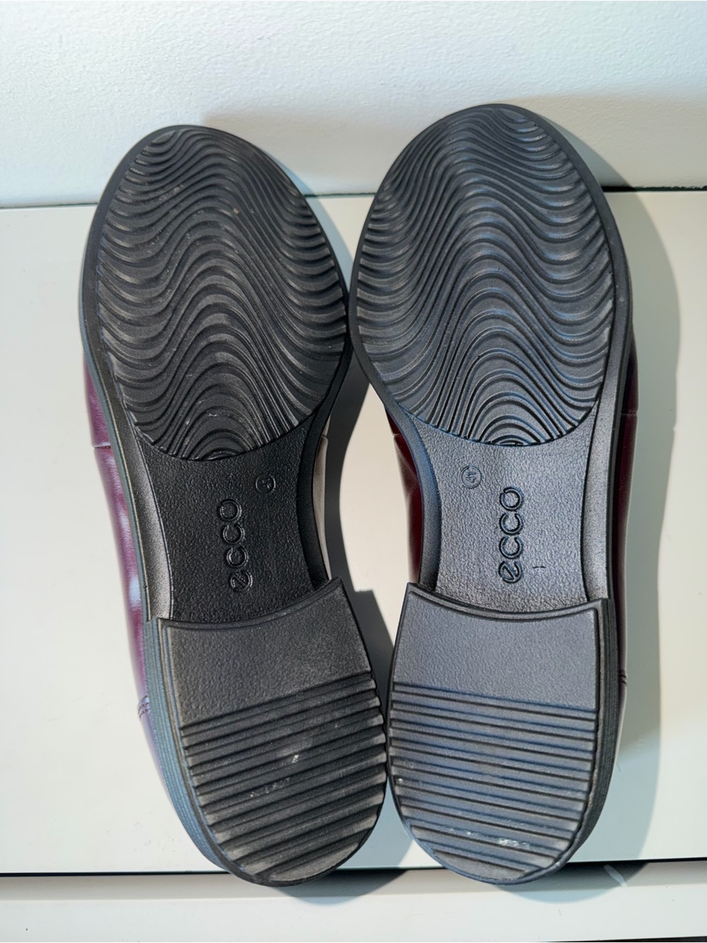 Ecco Women's Burgundy Penny Loafers - Picture 11 of 11